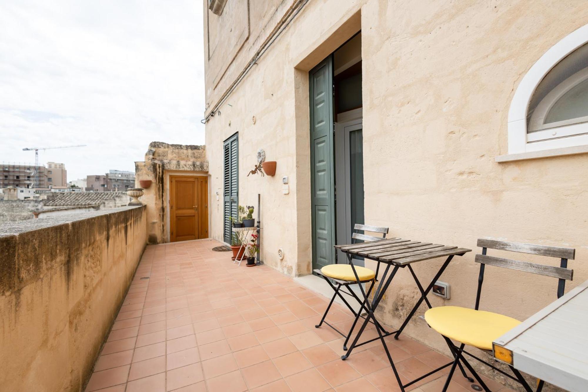 Antica Dimora Storica La Finestra Sul Campanile Villa Matera Bagian luar foto